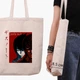 Еко сумка шопер Зошит смерті Ел Лолайт та Кіра (Death Note L Lawliet and Kira) (9227-2655) 41x35x8.5 см Бежевий - зображення 5