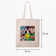 Еко сумка шопер Луні Тюнз (Looney Tunes) (9227-2887) 41x35 см Бежевий - зображення 5