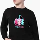 Свитшот для девочек ТикТок (TikTok Harley Quinn) (9509-1646) 134-140 см Черный - изображение 2