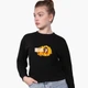 Свитшот для девочек Билли Айлиш (Billie Eilish) (9509-1213) 134-140 см Черный - изображение 1