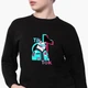 Свитшот для девочек ТикТок (TikTok Dog) (9509-1645) 134-140 см Черный - изображение 2