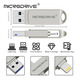 Флешка металлическая 2в1 512ГБ USB-Lightning для Apple iPhone, iPad, iPod, компьютера Microdrive 512GB OTG - изображение 2