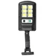 Ліхтар вуличний Solar Street Light BL BK-818-4 COB на сонячній батареї LED Чорний - зображення 1