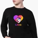 Свитшот для девочек Лайк (Likee) (9509-1598) 158-164 см Черный - изображение 2