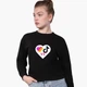 Свитшот для девочек Лайк и ТикТок (Likee & TikTok) (9509-1560) 158-164 см Черный - изображение 1