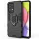 Чехол с подставкой Deexe Hybrid Case для Samsung Galaxy A33 - Black - изображение 2