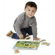 Дерев'яна рамка-вкладиш Домашні тварини Pets Peg Puzzle Melissa & Doug - зображення 2