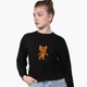 Свитшот для девочек Невыспавшийся Джерри (Sleepy Jerry) (9509-2047) 146-152 см Черный - изображение 1