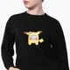 Світшот для дівчаток Амонг Ас Покемон Пікачу (Among Us Pokemon Pikachu) (9509-2419) 122-128 см Чорний - зображення 2