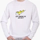Свитшот мужской Гомер Симпсон (The Simpsons JUST DO IT) (8771-2043) Белый M - изображение 1