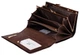 Женский кожаный кошелек с визитницей ST Leather (S9001A) 98283 Коричневый - изображение 3