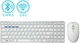 Комплект (клавиатура, мышь) Rapoo 9300M Wireless White - изображение 2