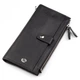 Кошелек кожаный на заклепках ST Leather (ST420) 98500 Черный - изображение 1