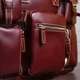 Дорожня сумка-портфель Vintage 14776 Бордова - зображення 10