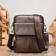 Мужская кожаная сумка Vintage 19х15х2,5 см 000155560 - изображение 5