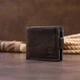 Портмоне горизонтальне Amico на магніті на два відділення GRANDE PELLE 11321 Коричнева - зображення 8
