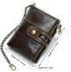 Мужской кожаный кошелек Vintage 8,5х12х3 см 000155090 - изображение 10