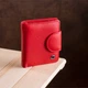 Женский кожаный бумажник ST Leather 9,5х11 см 000158632 - изображение 7