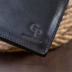Портмоне вертикальное с круглым магнитом на два отделения GRANDE PELLE 11306 Черное - изображение 9