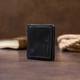 Мужской кожаный кошелек GRANDE PELLE 9,5х10х2 см 000155907 - изображение 7