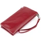 Кошелек-клатч из кожи с карманом для мобильного ST Leather 19311 Бордовый - изображение 2