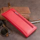 Горизонтальный тонкий кошелек для женщин из натуральной кожи ST Leather Красный с молнией для карт (bg193fash30) - изображение 9