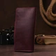 Кошелек Женский Из Винтажной Кожи Shvigel Бордовый Кошельок (142490) - изображение 9