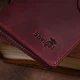Кошелек Женский Из Винтажной Кожи Shvigel Бордовый Кошельок (142490) - изображение 10