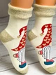 Махровые носочки Bross бежевые 31-33 14114 - изображение 2