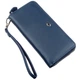 Женский кожаный кошелек-клатч 9х18,5 см ST Leather Синий (2000001546376) - изображение 1
