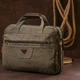 Сумка портфель мужская Vintage leather-20185 Хаки - изображение 15
