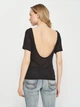 Футболка женская H&M 04454197 32 Черная (SZ2000215054964) - изображение 2