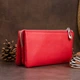 Стильный красный клатч из натуральной кожи для женщин ST Leather большой формата (bg192fash51) - изображение 9