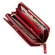 Кошелек женский ST Leather 18436 (S7001A) вместительный Красный - изображение 5