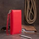 Вертикальный кошелек кожаный женский ST Leather 19275 Красный - изображение 9