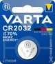 Батарейка VARTA CR 2032 BLI 1 LITHIUM 1/10 - зображення 1