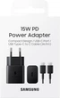 Сетевое зарядное устройство Samsung 15W Power Adapter Type-C Cable Black (EP-T1510XBEGEU) - изображение 5