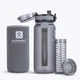 Бутылка для воды Harmony Total Graphite 0,65 л. с контейнером для фруктов и защитным неопреновым чехлом - изображение 3