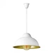 Светильник подвесной лофт 100lamp Dome E27 белый+золото (СП 3614 WH+GD) - изображение 1