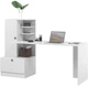 Письменный стол Mesa Кристер 150x50x120 см левый Белый (С-200.1) - изображение 1
