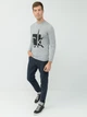 Лонгслив мужской Calvin Klein Jeans 9364.4 2XL Серый - изображение 3