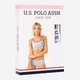 Комплект женского белья (топ + трусики-слипы) хлопковый U.S. Polo Assn 66255 38/M White (8680557306354) - изображение 3
