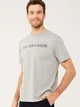 Футболка нательная мужская U.S. Polo Assn 18465 M Серый меланж (8680557329391) - изображение 1