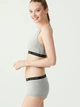 Комплект женского белья (топ + трусики-шорты) U.S. Polo Assn 65003 40/L Grey/Melange (8680557099843) - изображение 3
