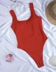 Женский совместный купальник жатка Beach Bikini красный Varleinsar размер L - изображение 5