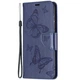 Чехол-книжка с рисунком UniCase Butterfly Pattern для Samsung Galaxy S21 FE (G990) - Dark Blue - изображение 3