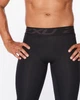 Мужские компрессионные тайтсы 2XU, Motion Compression Tights, XL, черный/черный логотип - изображение 5