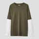 Світшот Pull & Bear 9246/513/505 L Хакі (09246513505040) - зображення 5