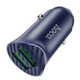 АЗУ Hoco Z39 Farsighted dual port QC3.0 Car charger Blue - изображение 1