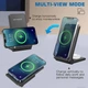 Быстрая беспроводная зарядка 20W+5W 2в1 для телефона и наушников Apple/Huawei/Xiaomi/SUMSUNG и др. FDGAO B455 черная (FО-46437) - изображение 8